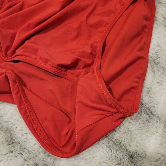 Andie The Mykonos One Piece. Cherry red, large - Picture 6 of 11